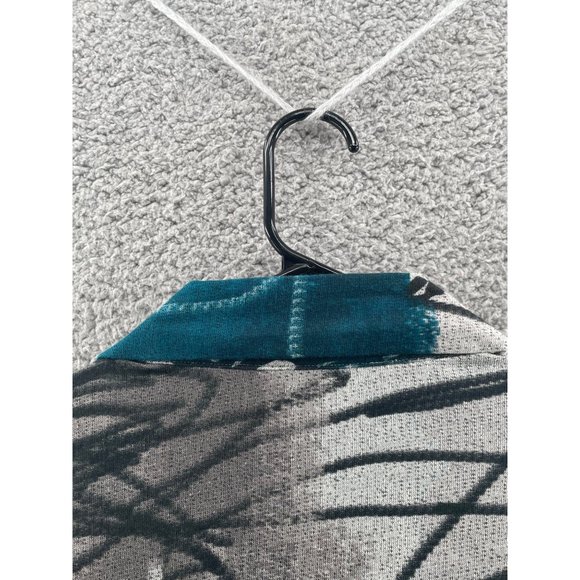 Parsley And Sage Finley Quarter Zip  Pocket Pull Over Sweatshirt Teal Size Small - Picture 6 of 7